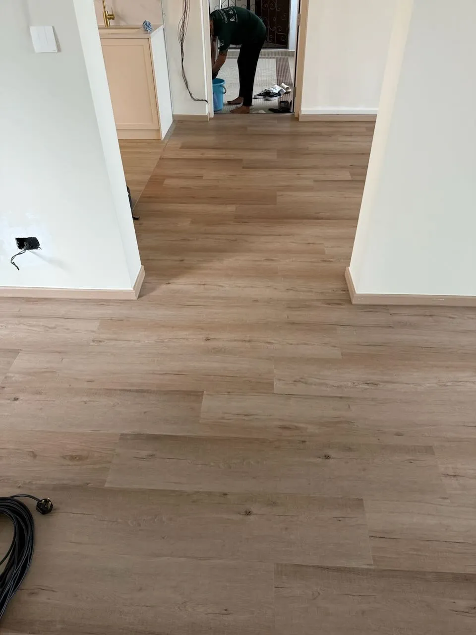 Three Butlers - Deep Vinyl Floor Cleaning After Renovation (After)